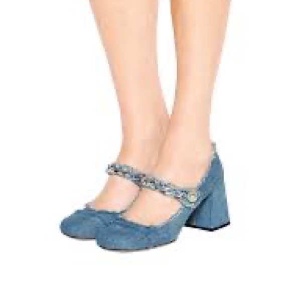 Miu Miu
Miu Miu Mary Jane Round Toe Denim Pumps 40 - Picture 5 of 12